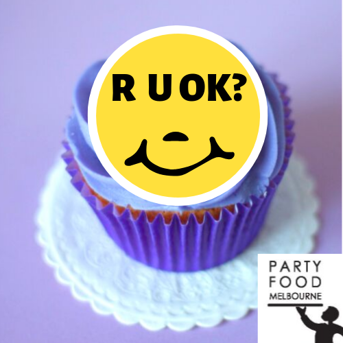 R U OK Day Regular Cupcakes with Edible Image Print Topper