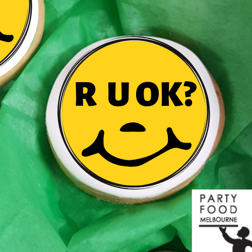 R U OK Day Edible Image Biscuit