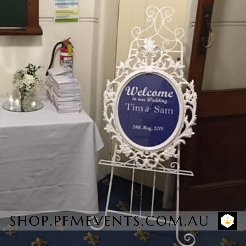Custom Adhesive Message - Small Launch Event Melbourne Weddings