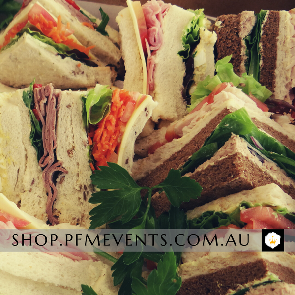 Gourmet Sandwiches Catering Platter Launch Event Melbourne Weddings