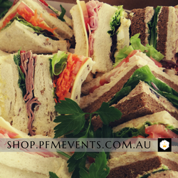 Popular Sandwiches Catering Platter Launch Event Melbourne Weddings