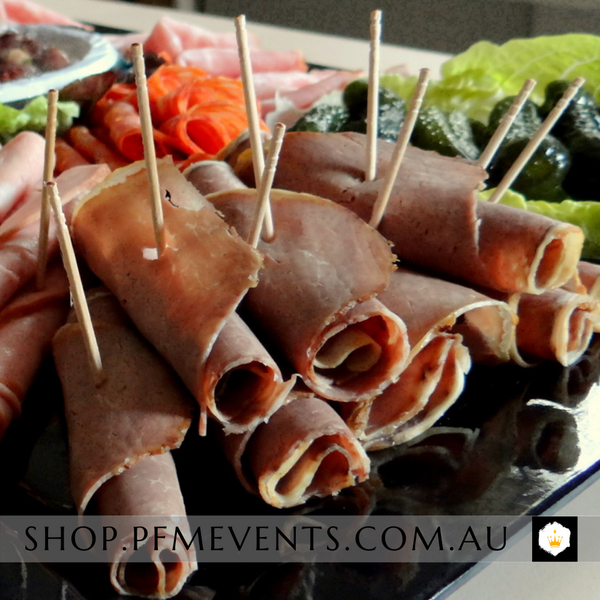 Charcuterie Deli Meats Platter (Lg) Launch Event Melbourne Weddings