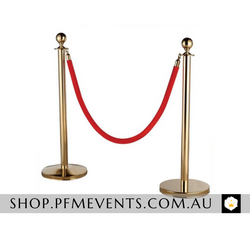 Gold Bollards Hire Packages Launch Event Melbourne Weddings