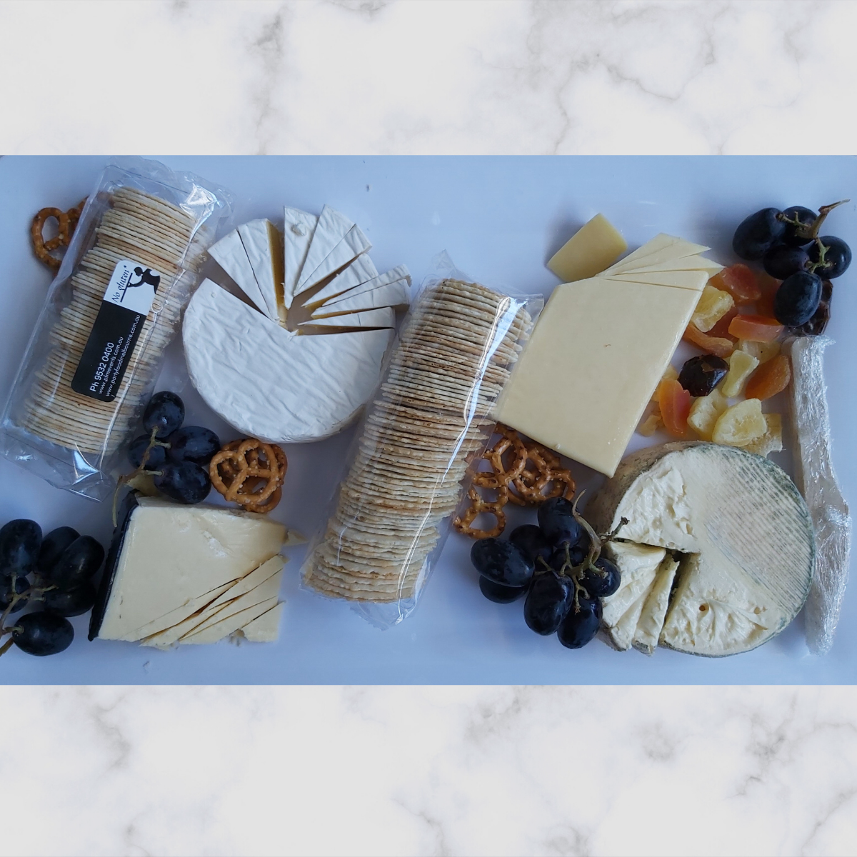 Delicious Classic Australian Cheeses Platter (Med) Party Food