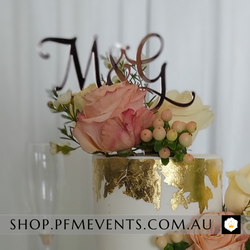 Custom Acrylic Cake Topper Launch Event Melbourne Weddings