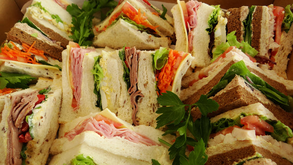 Gourmet Sandwiches Individually Wrapped Launch Event Melbourne Weddings