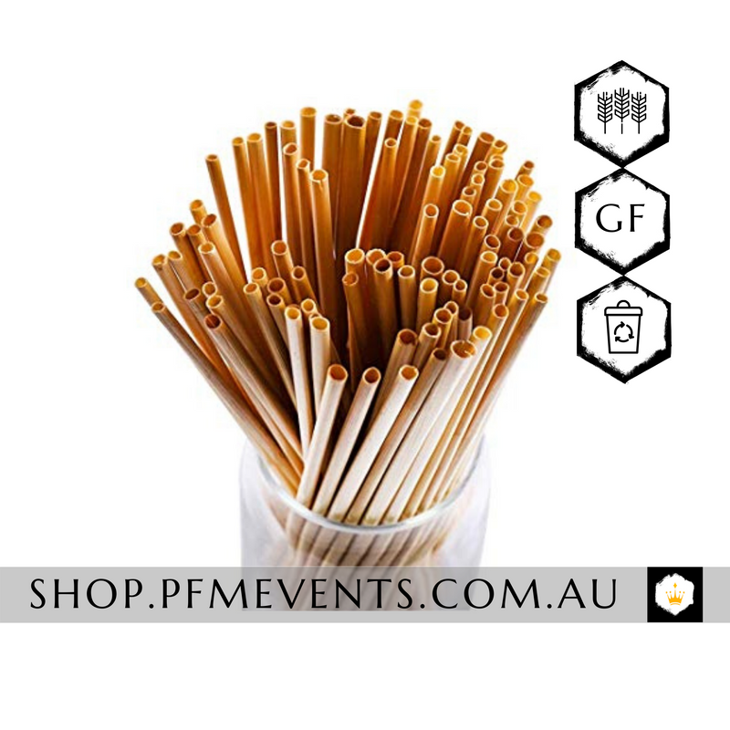 Eco-Friendly Wheat Straws (Non-Soggy) Launch Event Melbourne Weddings