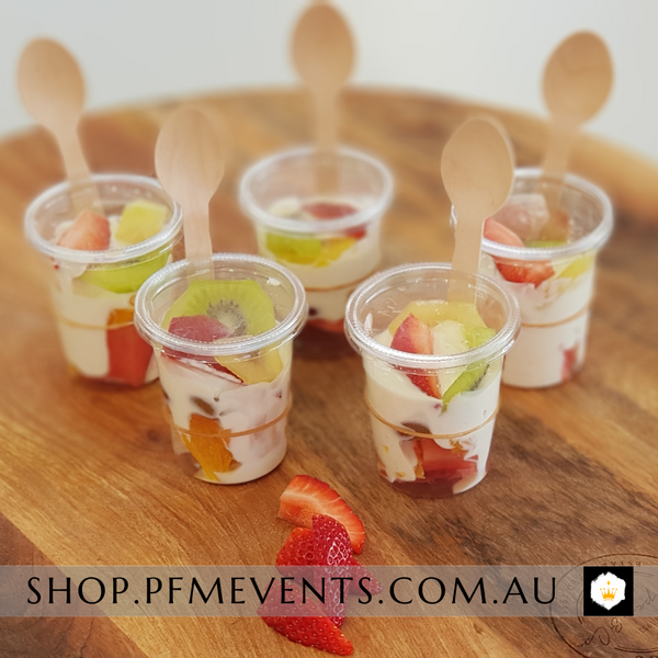 Fruit and Coconut Yogurt Cup (vg) Launch Event Melbourne Weddings