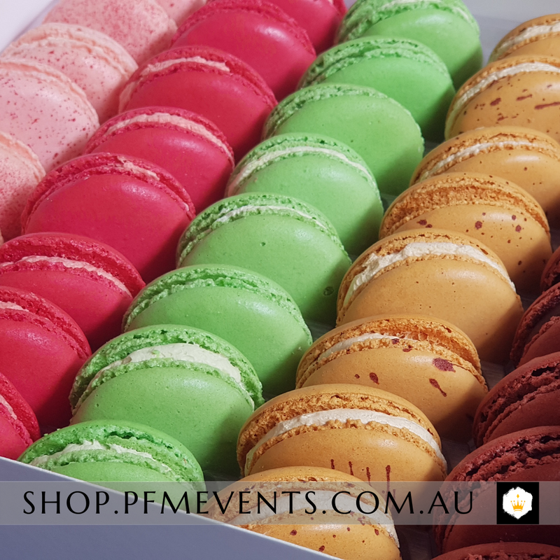 Gourmet Macarons Platter (gf) Launch Event Melbourne Weddings