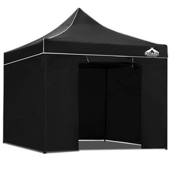 Pop up Black Marquee Hire Package Launch Event Melbourne Weddings