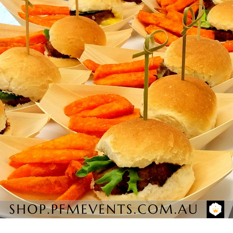 Mini Beef Burger Slder Packages *Free sauce Launch Event Melbourne Weddings