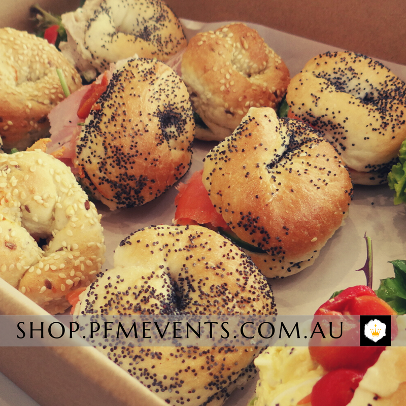 Mini Rolls with a Hole Catering Platter - Assorted Fillings Launch Event Melbourne Weddings