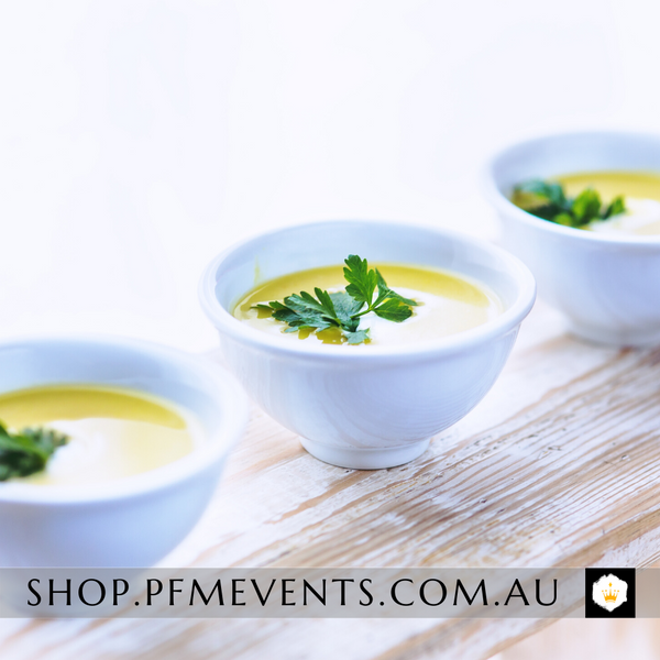 Soup of The Day (v or vg choices) Launch Event Melbourne Weddings