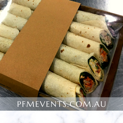 Tortilla Wraps Premium Platter Launch Event Melbourne Weddings