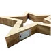 Marquee Lights Wooden Star - Hire